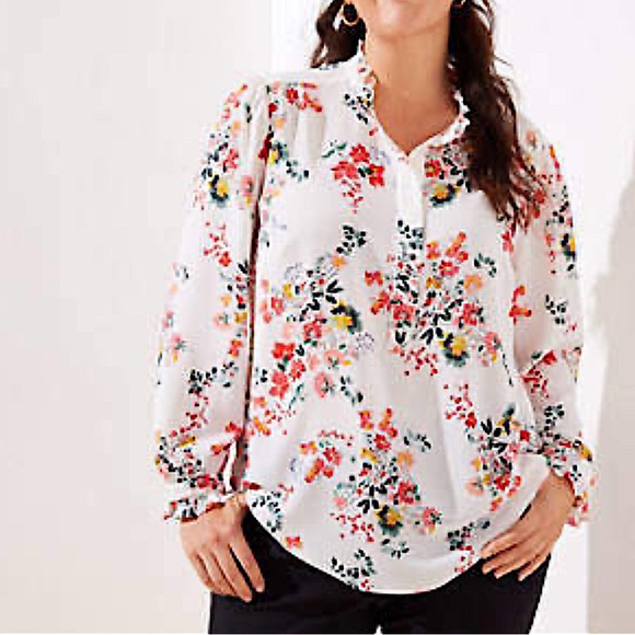 LOFT Tops - Loft Floral Blouse